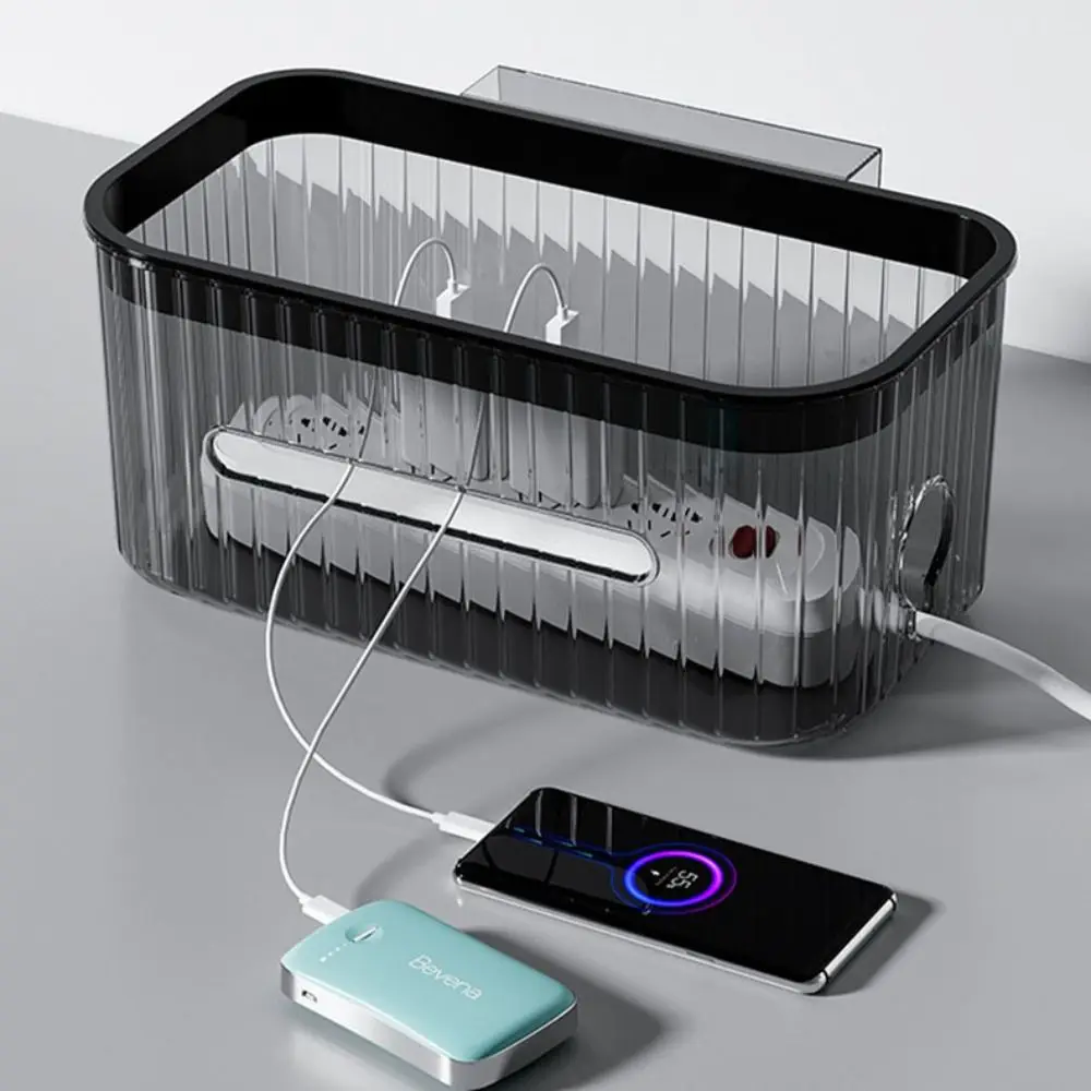 Square Bedside Storage Basket Large Capacity No Punching Stationery Storage Box Stable Strong Load-bearing Capacity