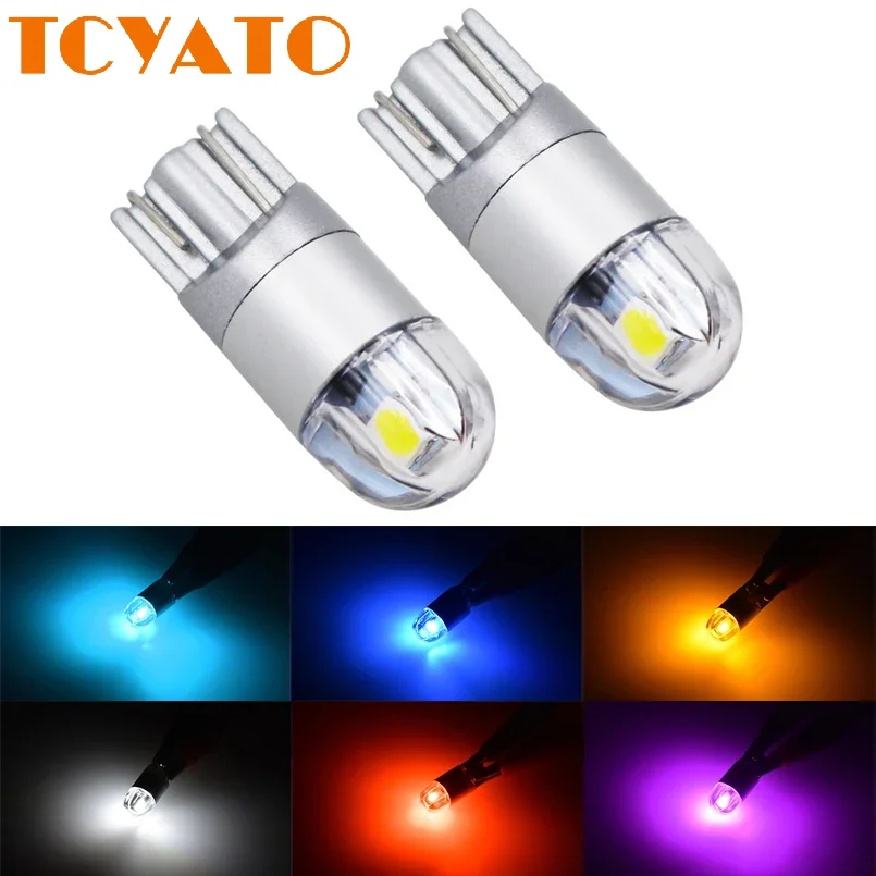 

TCYATO 4X New width indicator light T10led small light license plate light t10 3032 SMD LED car light