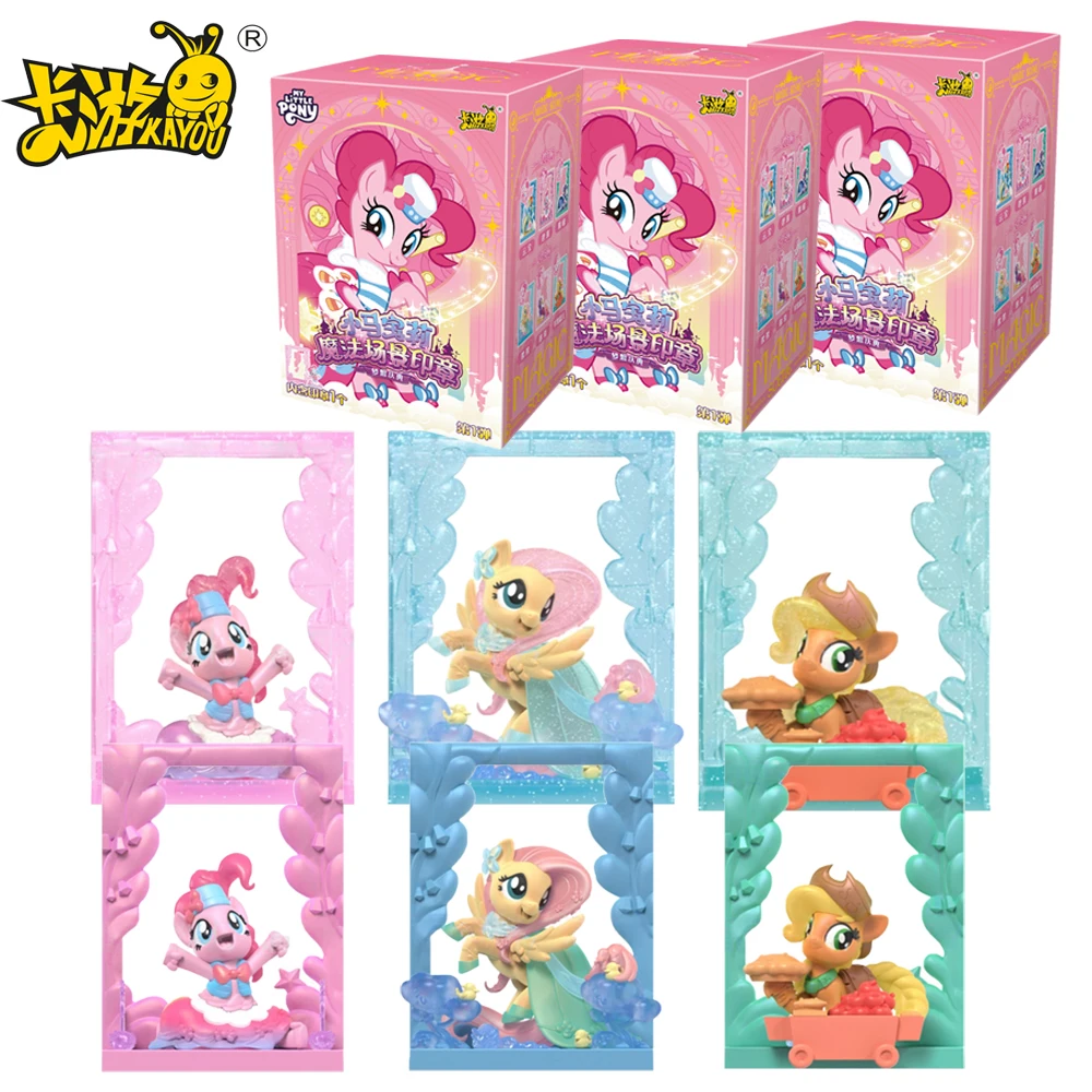 

Genuine KAYOU My Little Pony Magic Scene Blind Box Cute and Engaging Playful Stamping Fun Loved By Fans Present for Christmas