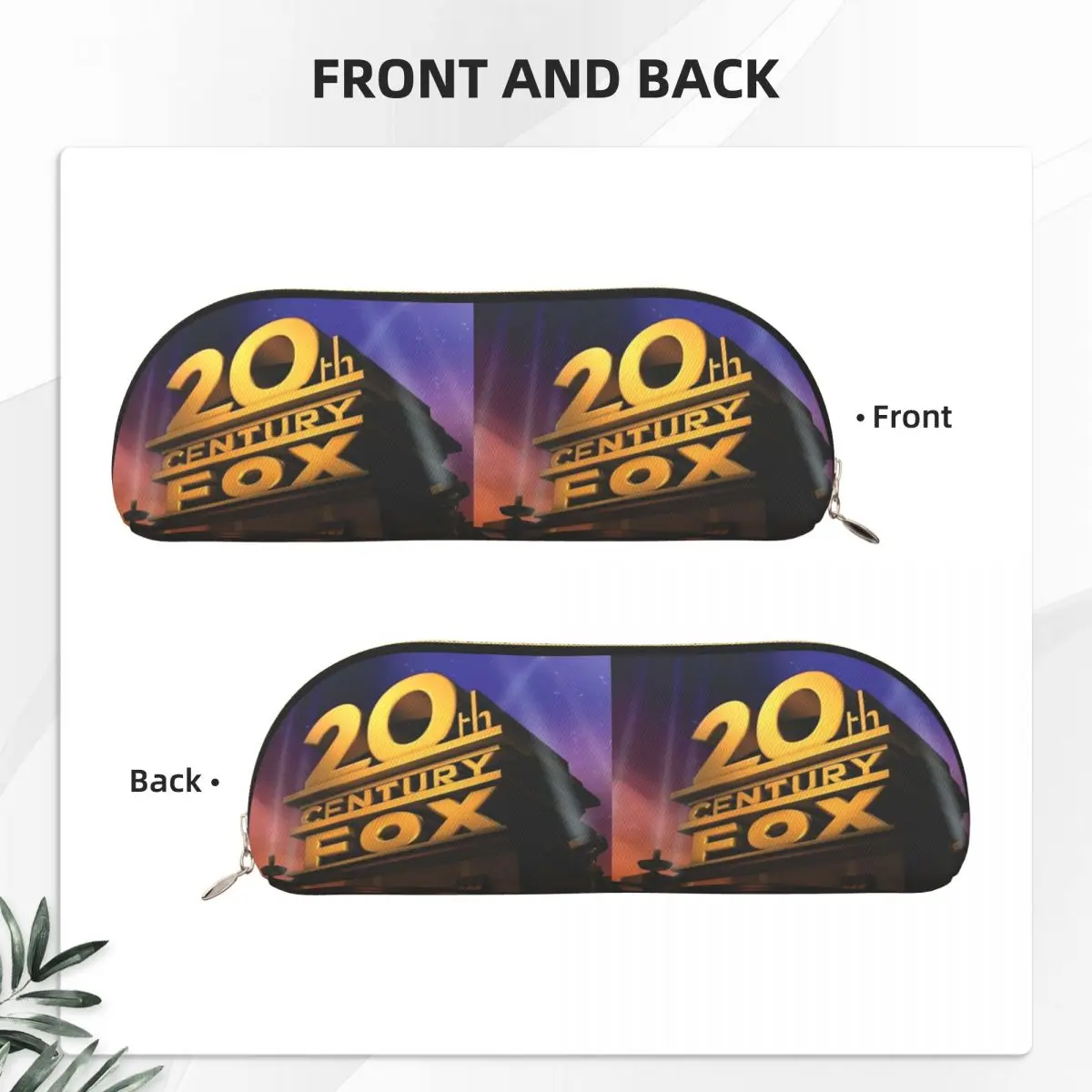 القرن العشرين الثعلب الكلاسيكية مقلمة حامل قلم تخزين لوازم مكتبية تخزين كبير صندوق القلم حقيبة أقلام رصاص لصبي فتاة