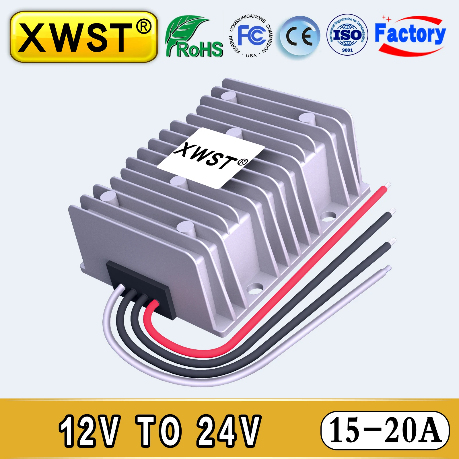 

DC DC Step Up Converter 12V to 24V Voltage Regulator 15A 20A Power supply Inverter Boost Transformer Module