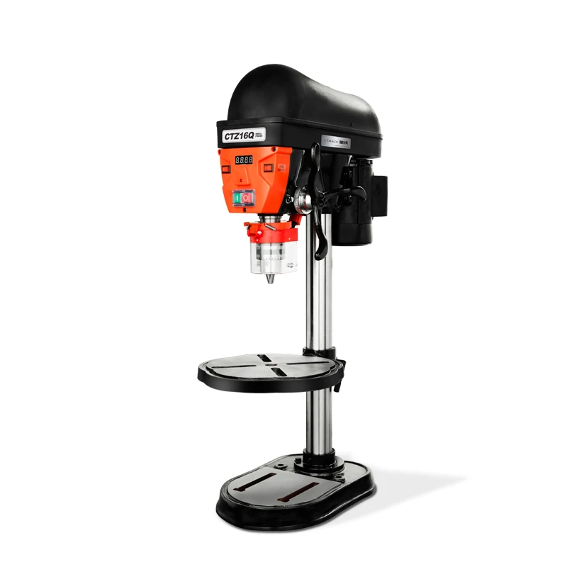 CTAMCH CTZ16Q Bench Drilling Machine with Gearbox Engine & Motor 16mm Max Drilling Dia High Productivity 220V CE Certified