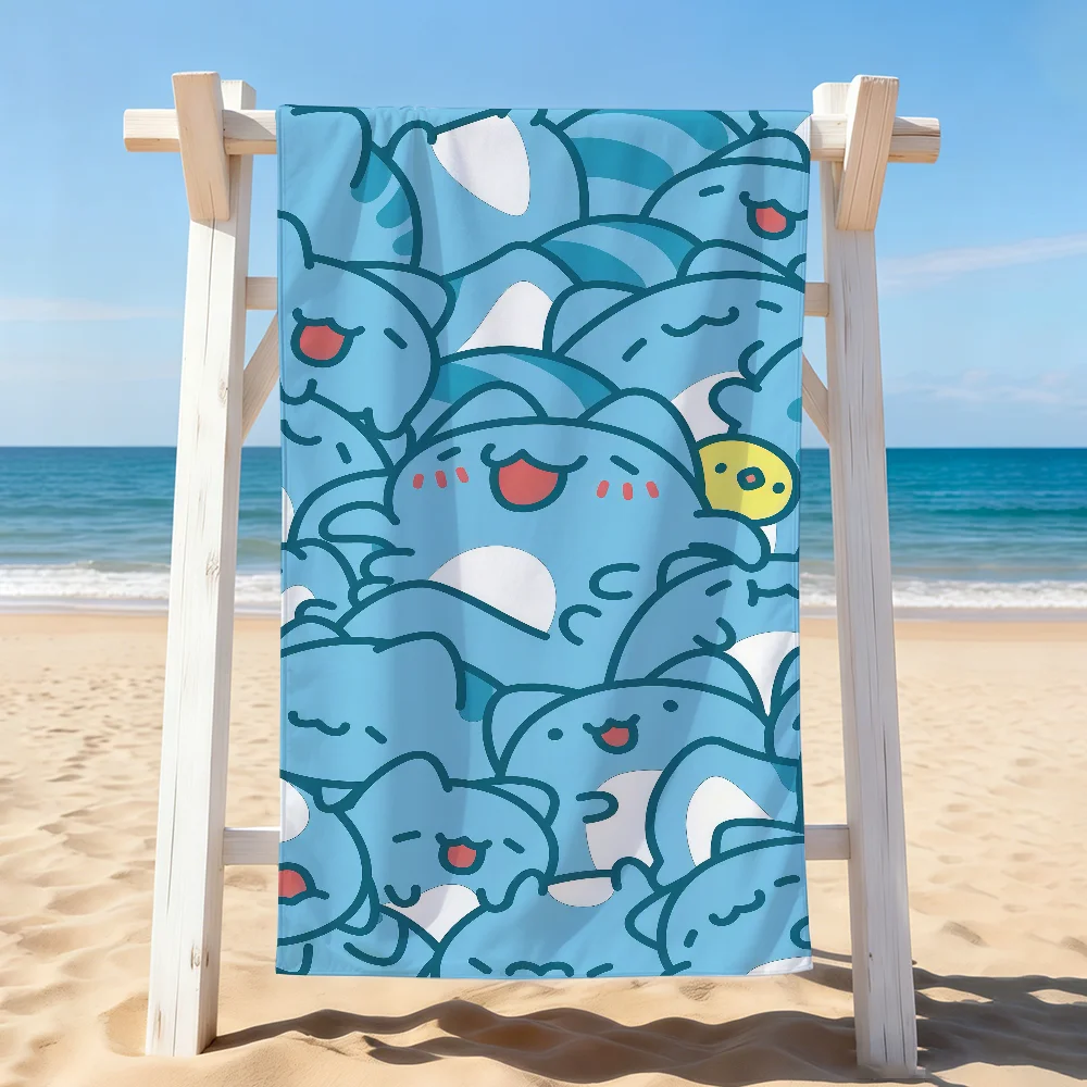 Cartoon cute Bugcat Capoo Towel Drying Bath Towel Applicable To Light Swimming Camping Yoga Beach Out