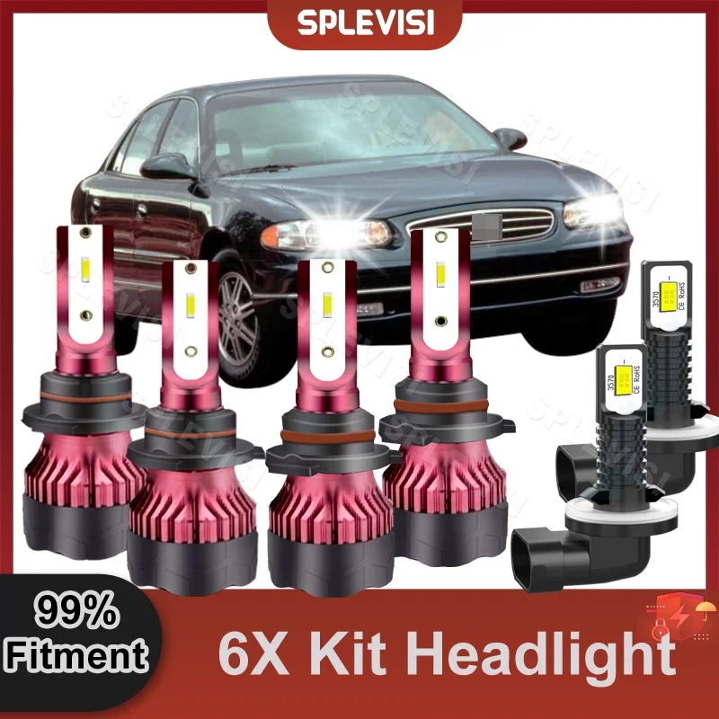 

LED Headlight Headlamp Foglight 9005 9006 881 For Buick Century Regal 1997 1998 1999 2000 2001 2002 2003 2004 2005
