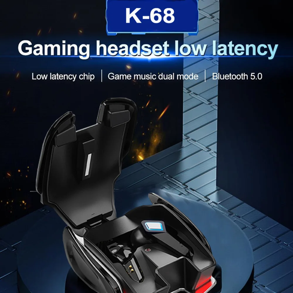 

Hot Selling Dual-mode Wireless Bluetooth Earphones TWS5.0 Gaming Low Latency Earphones HIFI Sound Quality Long Battery Life