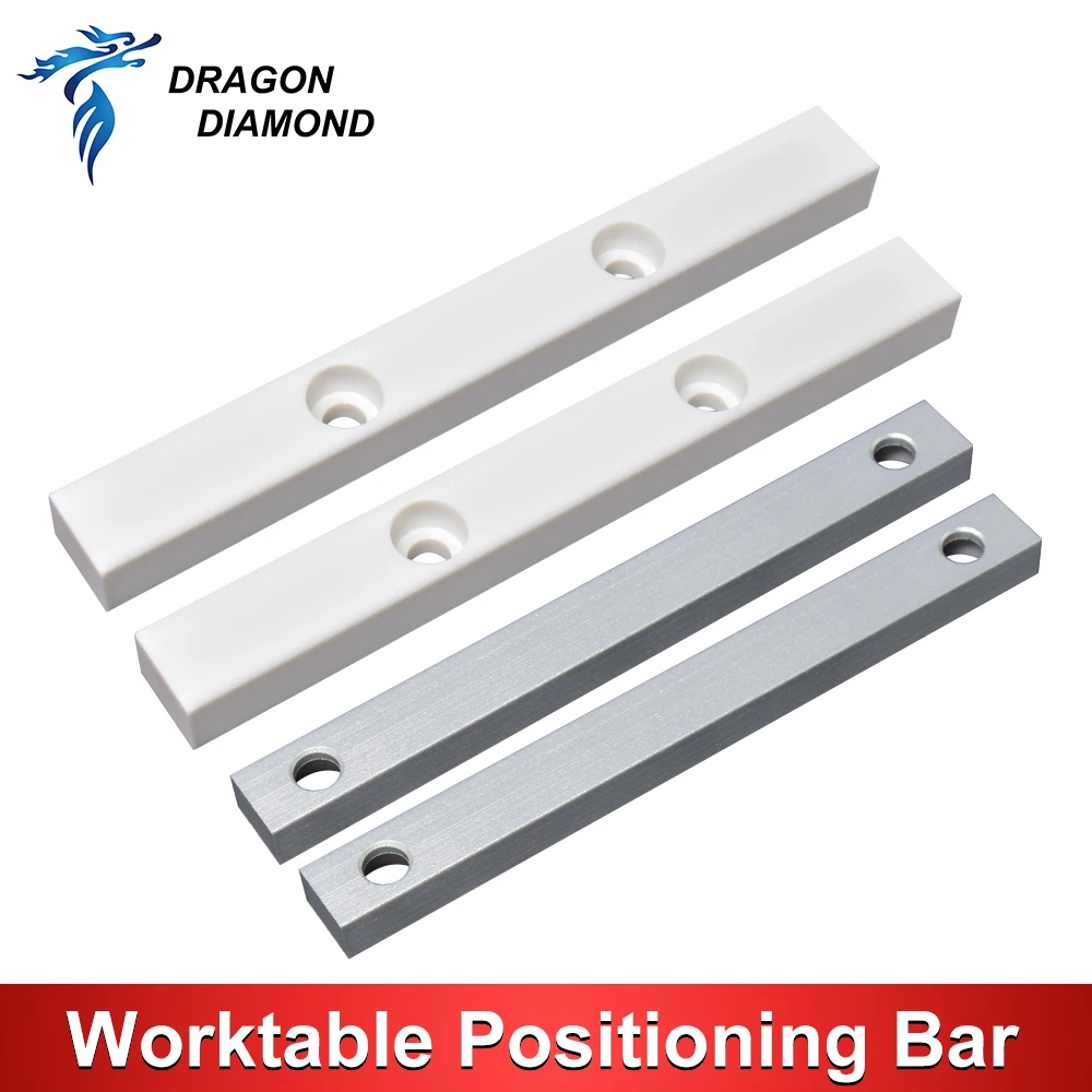 Worktable Positioning Bar Aluminium Plastic Material 125*12mm 136*15mm For DIY Fiber Marking Co2 Marking Engraving Machine