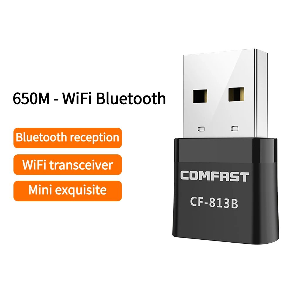 

CF-813B Wifi Ethernet Network card 2.4G&5.8G Bluetooth wifi adapter 650Mbps dual band ac wireless Adapter Wi-Fi Receiver