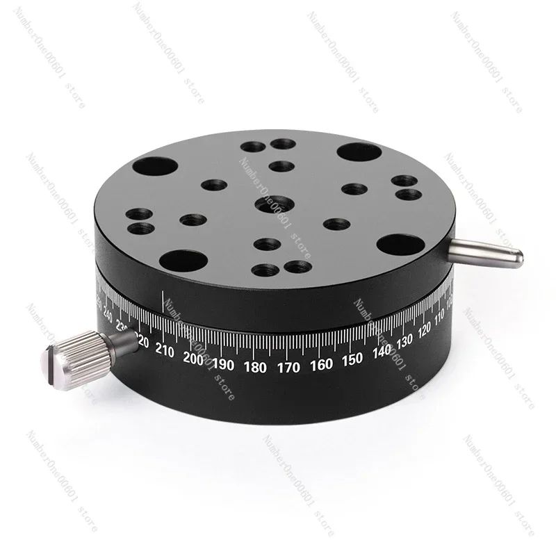 R-axis Rotary Slide Table High-precision Manual 360 Knob Feed Screw Optical Degree Shift Stage REG25/40/60