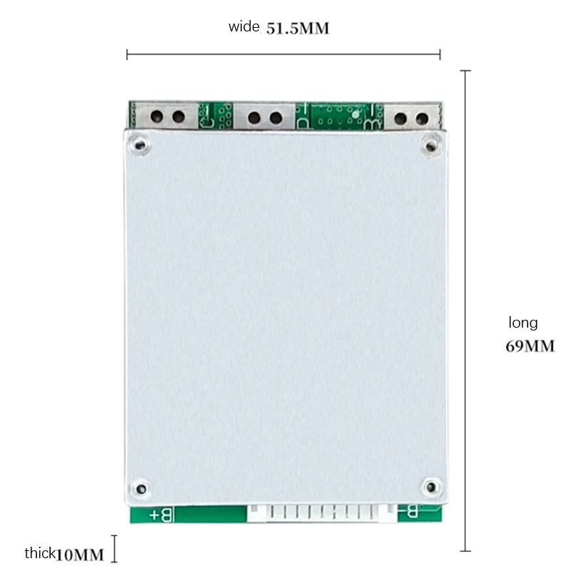 10S 36V 20A Ternary Lithium Battery Protection Board For Electric Vehicles, Scooters BMS With Equal Port