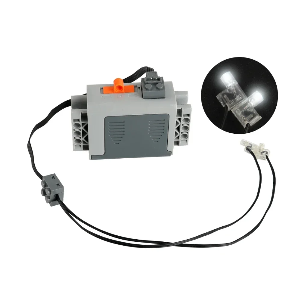 1/2/5/10 pièces fonctions d'alimentation pièces lumière LED lien ligne câble MOC blocs de construction compatibles Legoeds moteurs interrupteur 8869 voiture Train