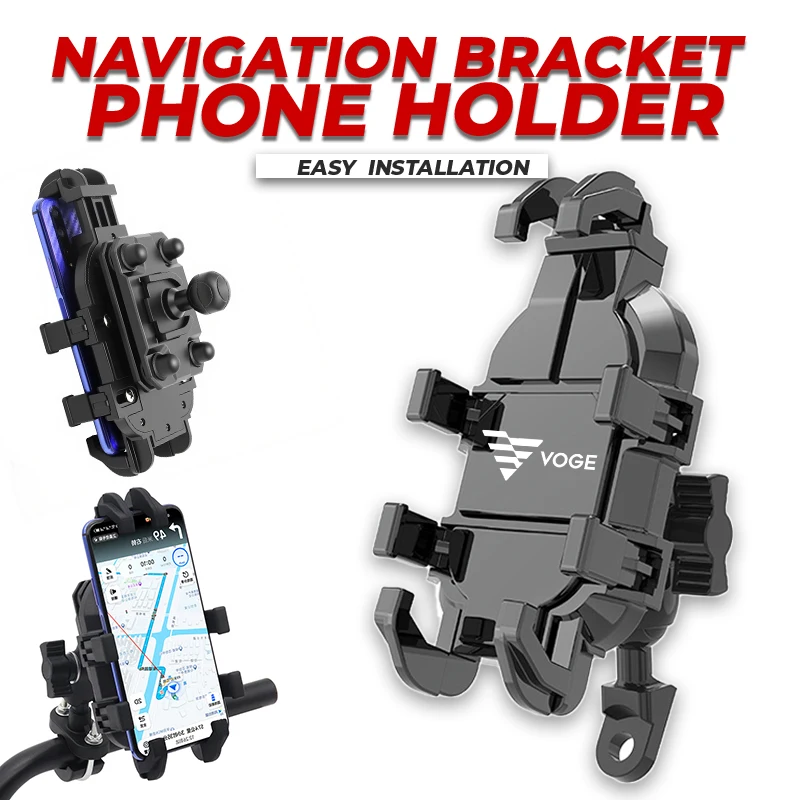 

Держатель для телефона на мотоцикле, навигационный кронштейн для верховой езды, противоударный для LONCIN VOGE 500DS 650DS 500R 500AC 300AC RR DS52, аксессуары