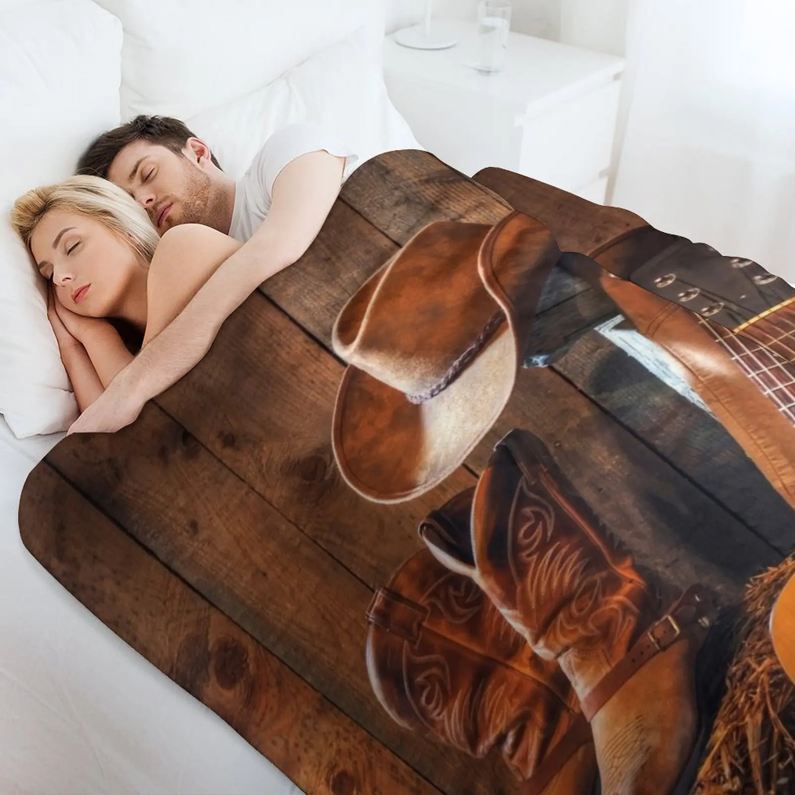 Cowboy Siesta. Coperte da tiro per divani, coperte decorative per designer estivi