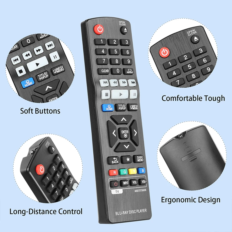 AKB73735806 Remote Control For Blu Ray Disc Player BP330 BP430 BP440 BP530 BP540 BP550 BP630 BP735 BPM33 BPM331 BPM53 BPM54