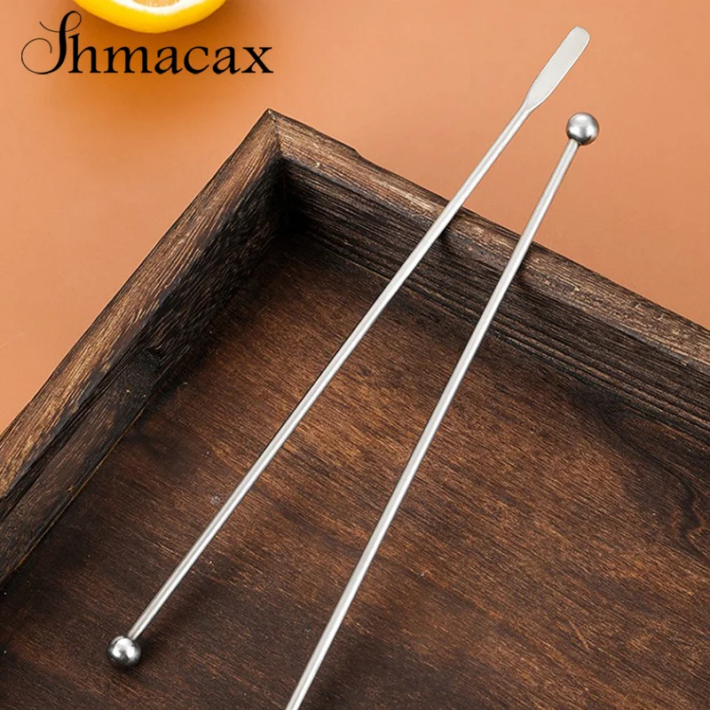 304 Edelstahl Kaffee Rührstab Bar Saft Rio Cocktail kreative Mixer Stick Champagner Swizzle Sticks