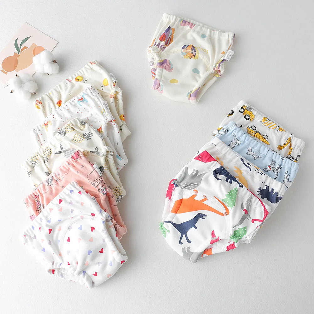 ملابس داخلية جديدة لحفاضات الأطفال الرضع مصنوعة من القطن ومضادة للمياه وقابلة لإعادة الاستخدام ملابس داخلية جديدة