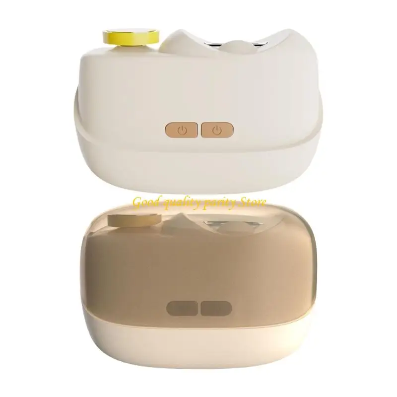 

M4YA Automatic Electric Clippers with LED Light Scraps Storage & File