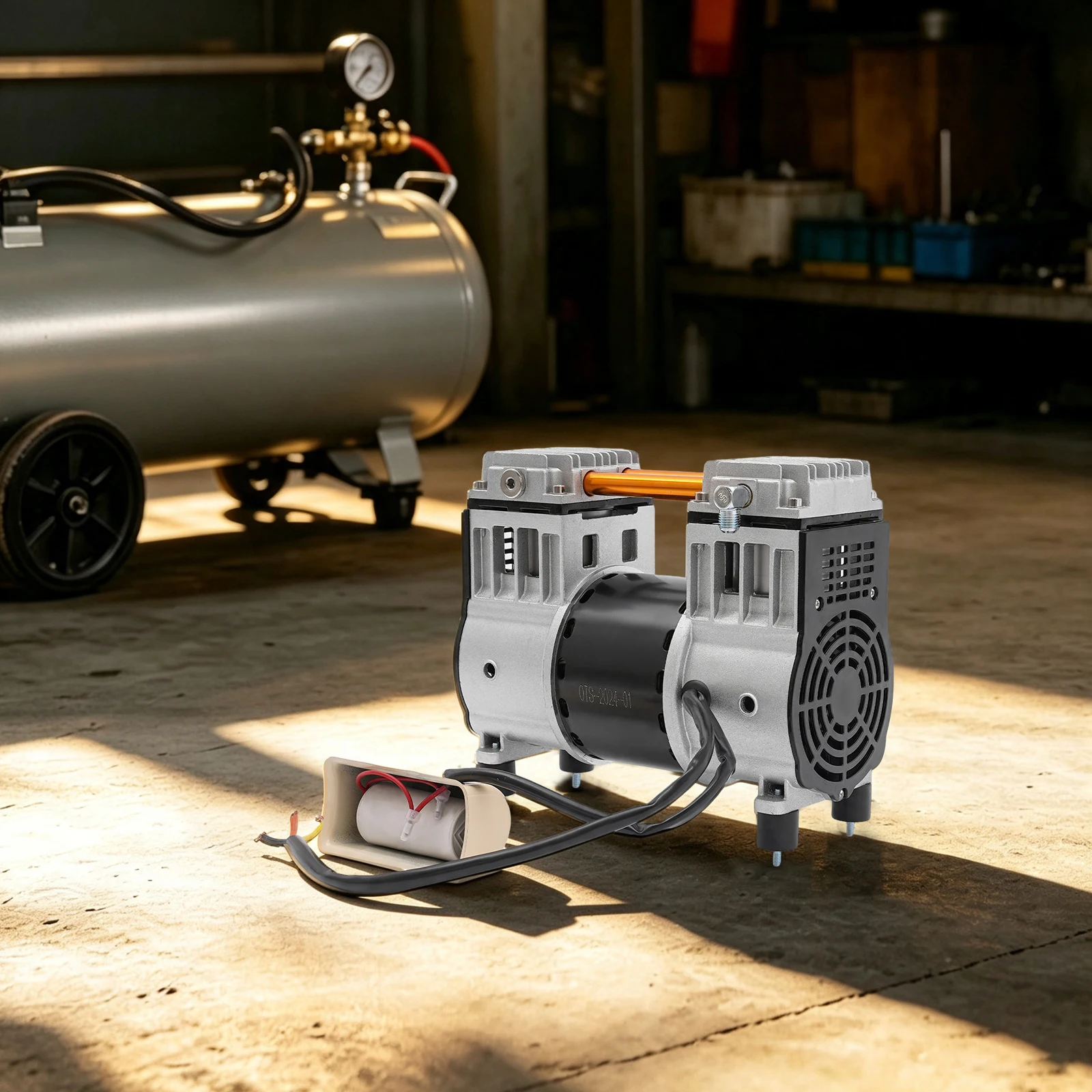 980 W Reinem Kupfer Motor Luft Kompressor Pumpe Kopf Geräuscharm Luft Kompressor Pumpe Für Automotive Reparatur Elektronik Maschinen 220 V – Detail 5