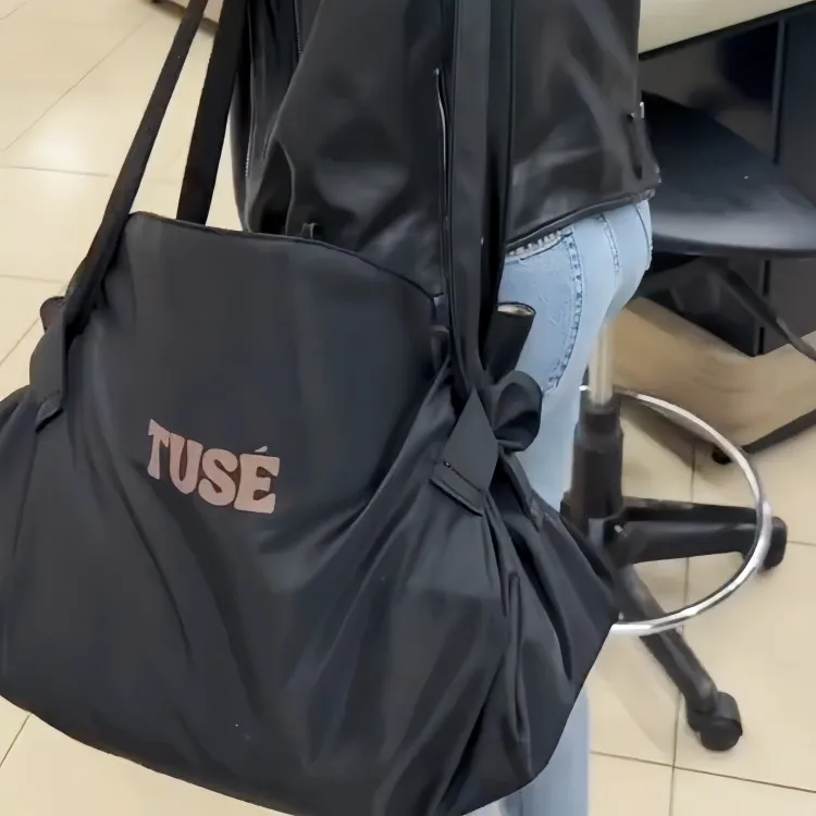 Portable Waterproof Shopping Bag Eco-friendly Foldable Ultra Practical Polyester Material Single Shoulder Handheld Carry-On