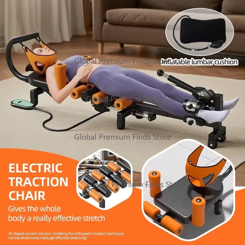 Household Electric Traction Bed - Dual Cervical & Lumbar Spine Correction