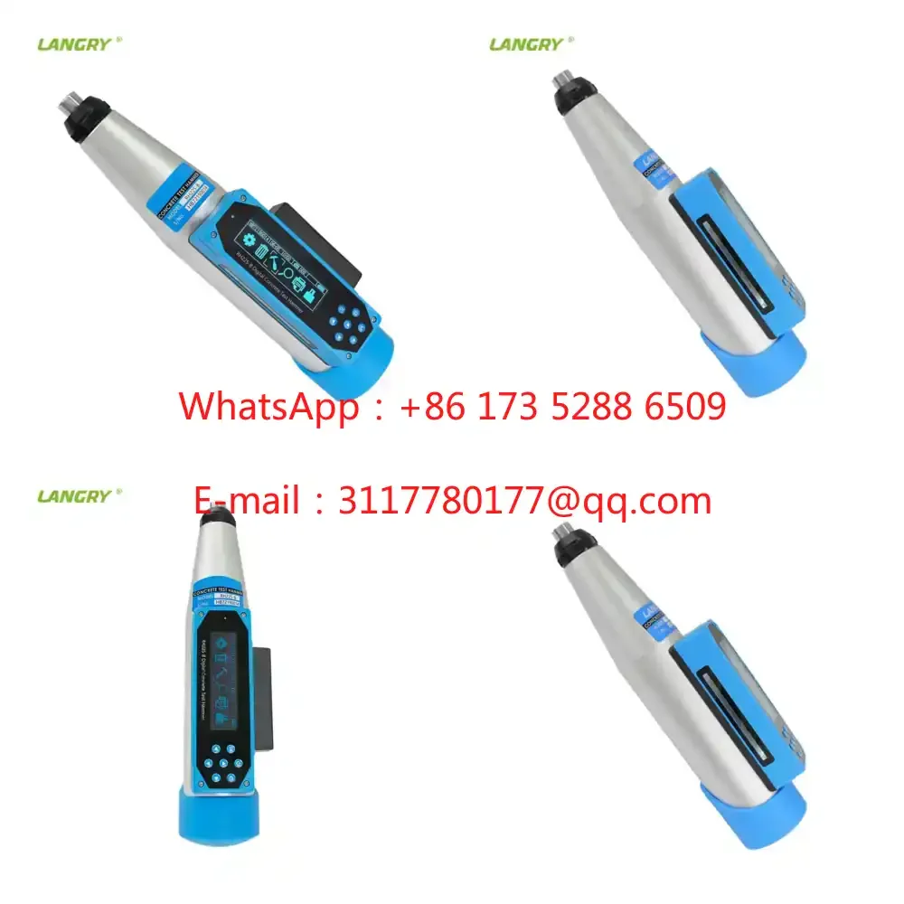 WAP01  LANGRY RH225-B Digital Concrete Test Hammer Electronic Digital Voice Concrete Strength Test Rebound Hammer Schmidt