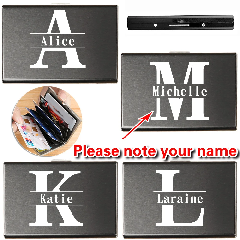 

Металлическая ультратонкая коробка для визитных карточек Коробка для смены банковских карт