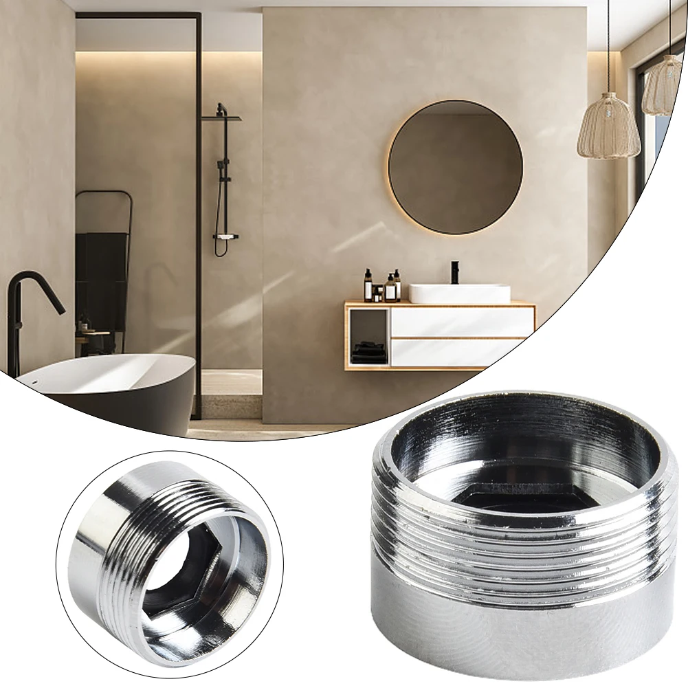 Water saving Kitchen Tap Aerator Connector, Metal Adaptor, Inside Thread Water Tap Adapter, Suitable for Home, Office