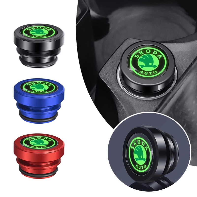 

Car Cigarette Lighter Plug Dust Cover Button Socket Protective Case For Skoda Octavia Rapid Kodiaq Superb Derivative Karoq Fabia