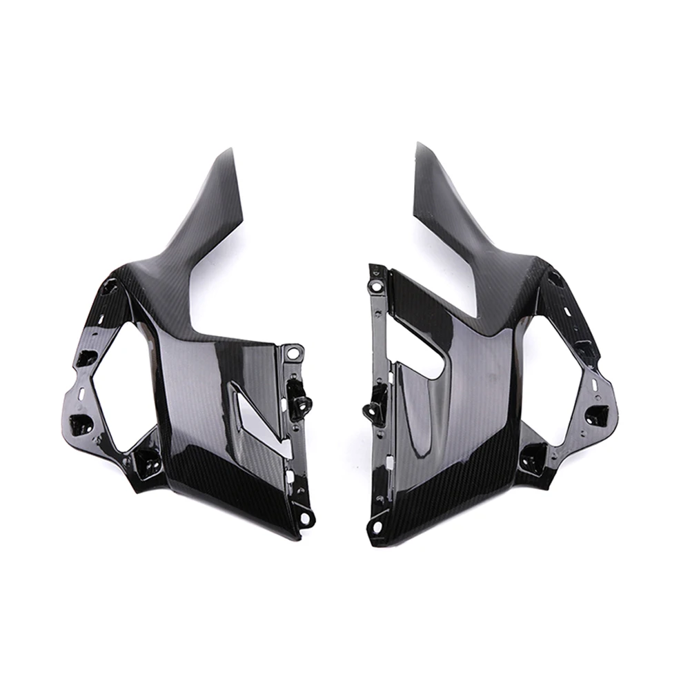 Motorcycle Modified Fairing Carbon Fiber Dhell For Kawasaki Ninja400 2018 Middle Side Plates Covers Upper Side Panels Fairings