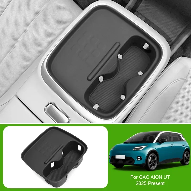 

Car Armrest Box Storage Auto ABS Lower Centrol Control Navigation Tidying Box Interior Accessories For GAC AION UT 2025-Present