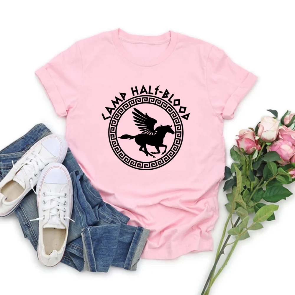 Camp Half Blood T Shirts Fall Training Camp Game Tshirt Halloween Magical Gift Unisex Short Sleeve T-shirts Casual Harajuku Tees
