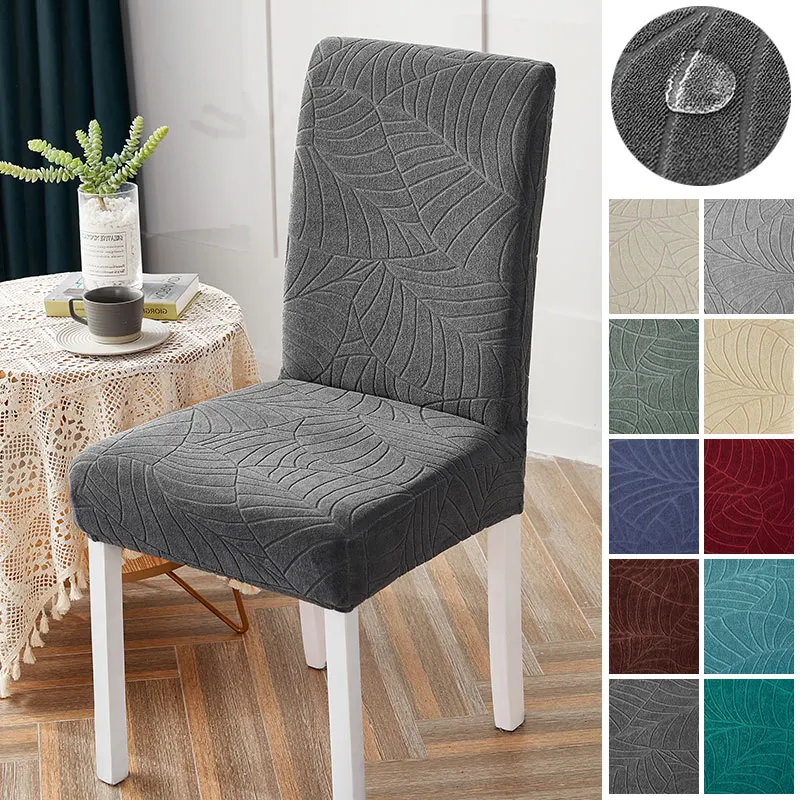 Chair Cover Catering Deluxe Chair Cover Thickened Elastic Anti-soiling Chair Cushion Cover Home Decoration
