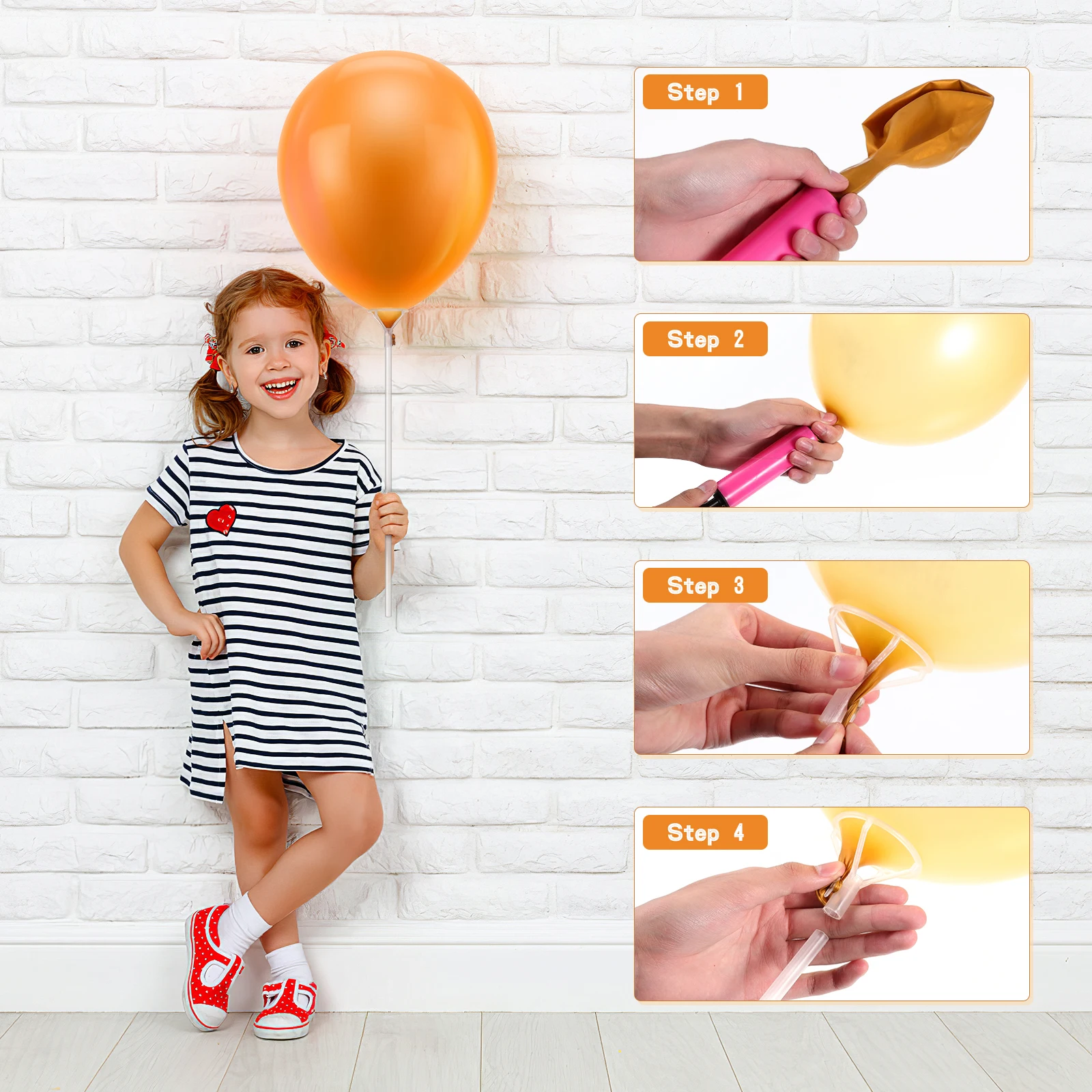

10 Pcs Balloon Column Bracket Support Holder Stick Desktop Stand Decorative Frame Sticks
