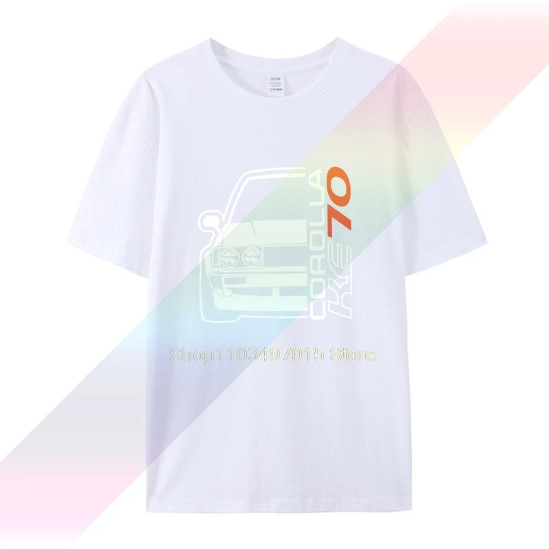 Japanese car fans Corolla Ke70 T-Shirt men\'S 2019 Newest 100% Cotton Brand New T-Shirts 3D Printed Tee Shirts