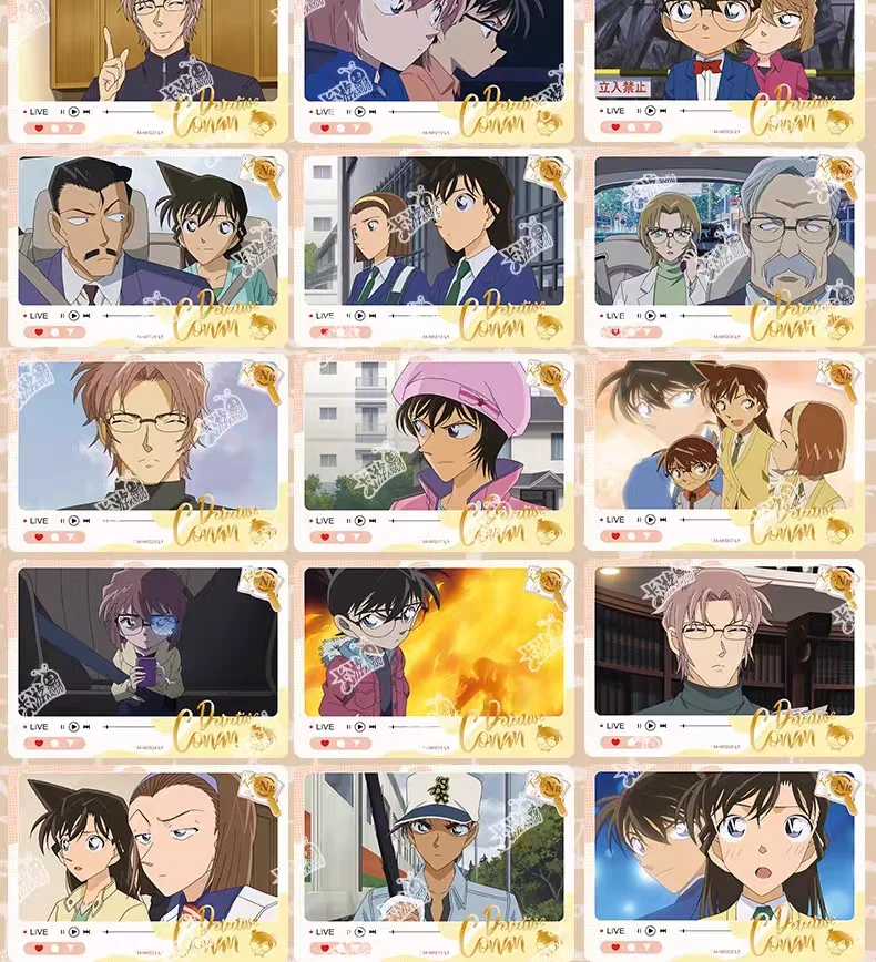 KAYOU Echte Detektiv Conan Karte Name Denken Reveal Paket Halloween Thema Kuroba Kaito Anime Sammlung Karten Spielzeug Geschenke – Detail 15