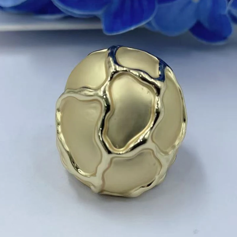 New 18K Gold Plated Luxury Party Ring Woman Fashion High Quality Rings Accessories New Physical Picture Ring High Quality Gifts
