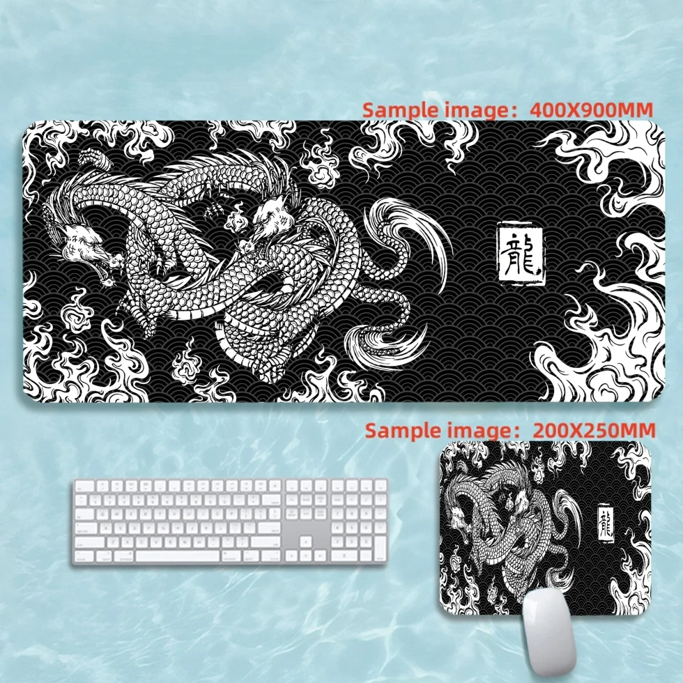 

Аниме Дракон коврик для мыши мультфильм милый большой коврик для мыши клавиатура аксессуары для ПК настольный коврик игровой шкаф 100x50 ковер настольный коврик