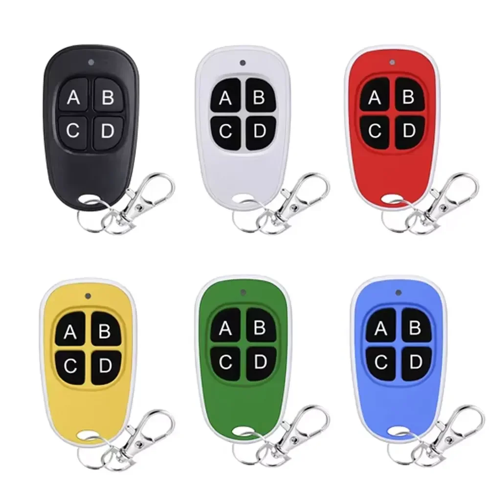 Universal 433MHz Remote Control Garage Door Opener Wireless Transmitter 4 Keys Duplicator Clone Electric Door Key Copy Remote