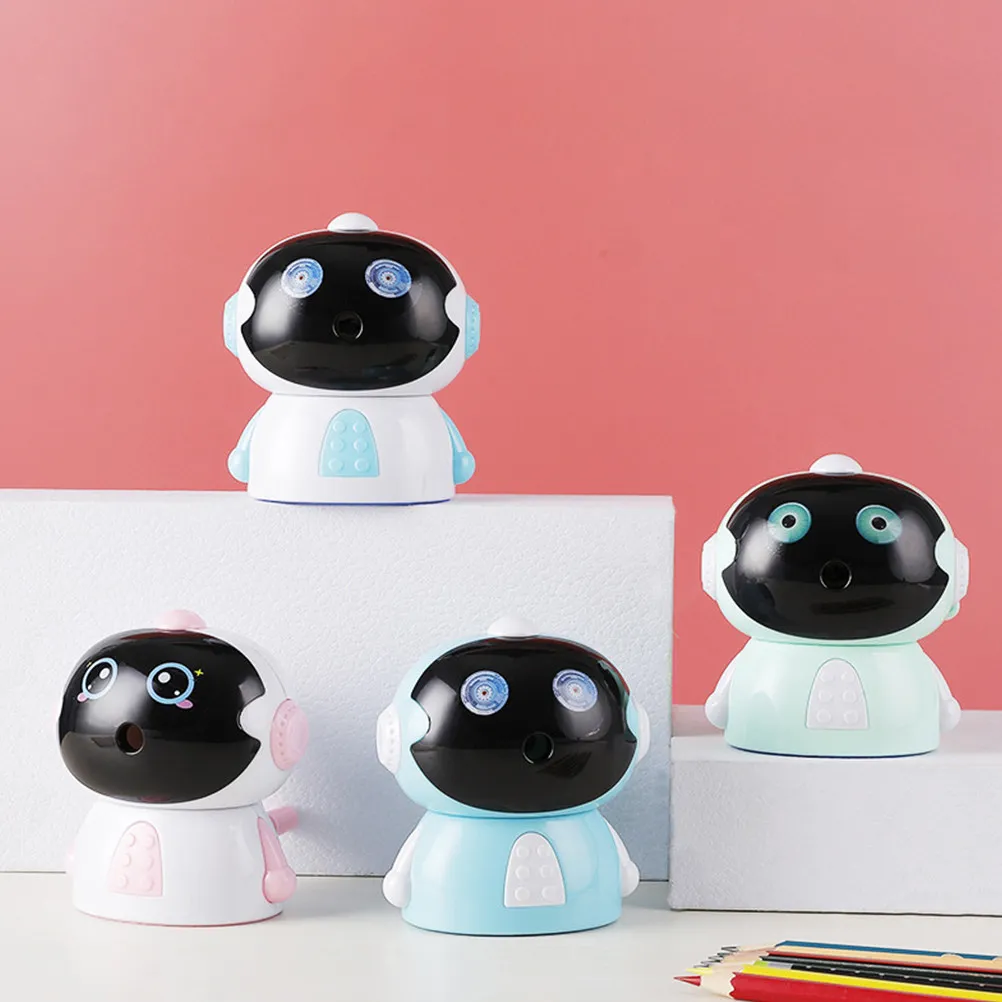 1Pcs Space Themed Astronaut Pencil Sharpener Creative Small Manual Sharpener for Students Classroom Home Study Essential