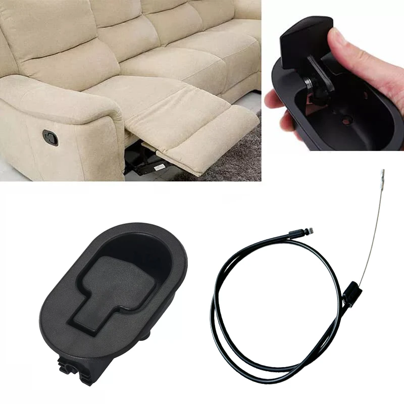 1set Plastic Handle Recliner Chair Sofa Couch Release Lever Replacement Parts Buckle Hand Pull Handle Sofa 11*6.8cm Universal