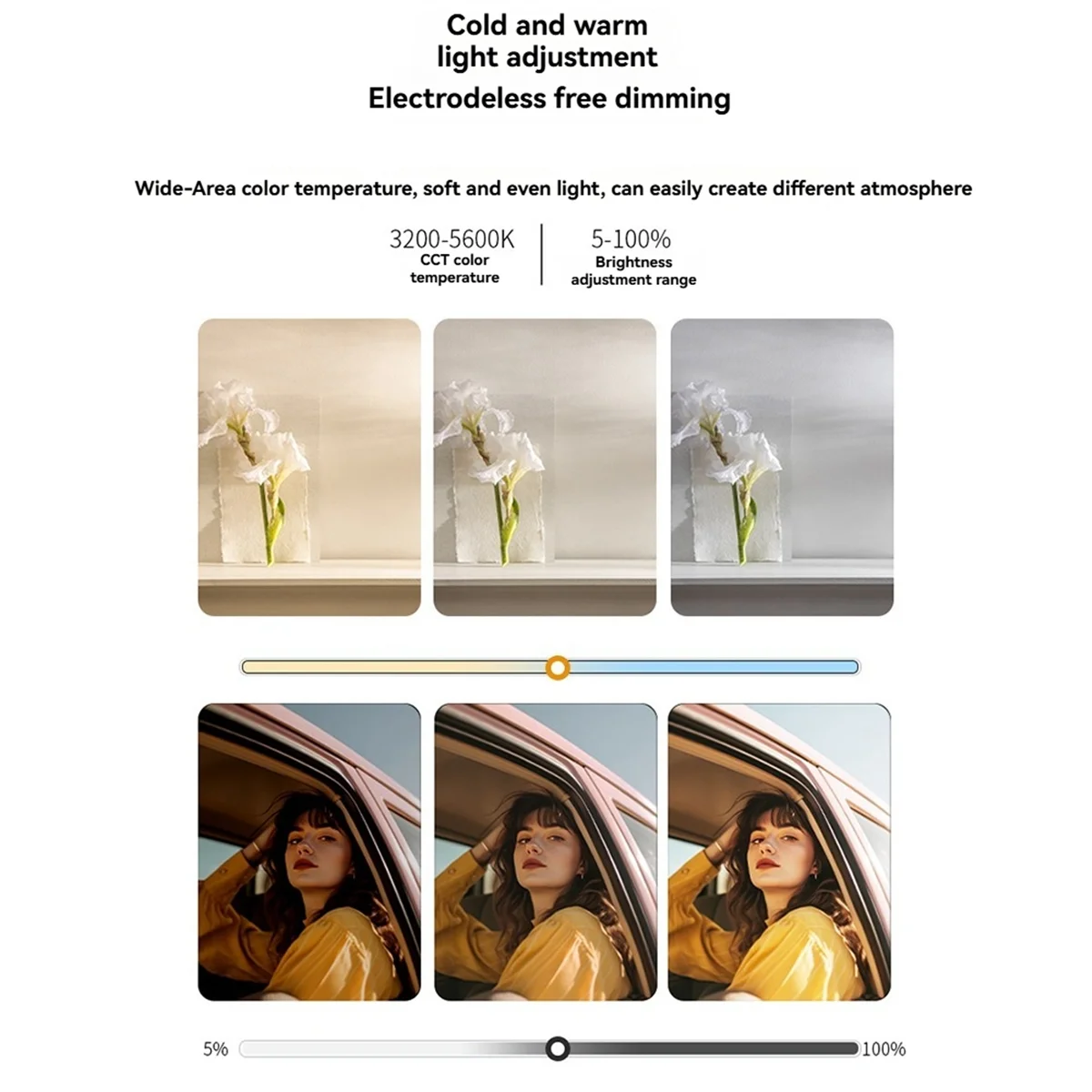 Luce video ABLP Bi LED da 300 W, illuminazione LED continua con telecomando wireless 2.4G per ritratti, spina europea fotografica esterna