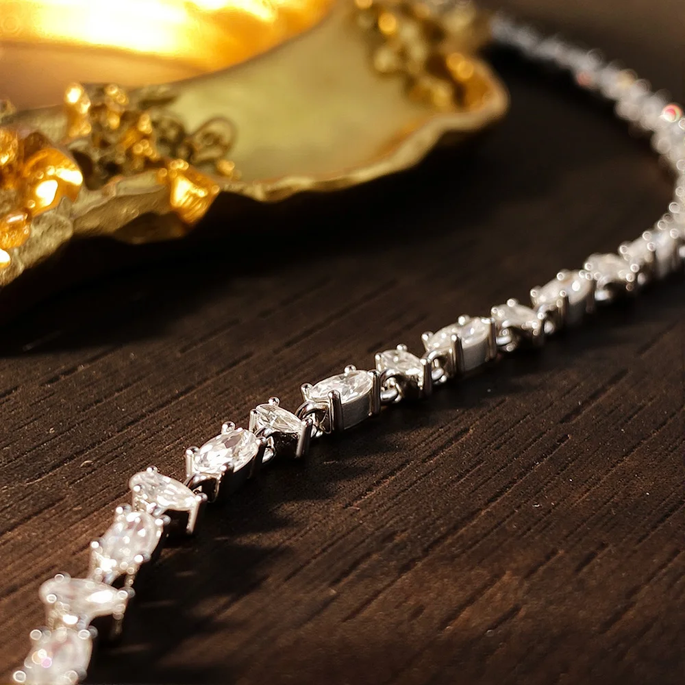 Thumbnail 2 - #28 Cheap Moissanite Tennis Bracelets Worth Buying