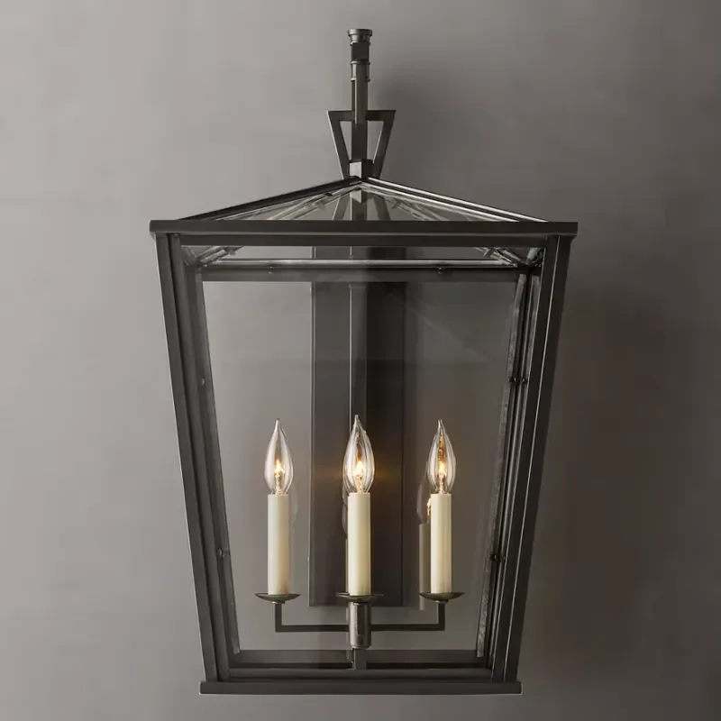 Yihao Custom Large Tall Bracketed Wall Lantern Outdoor Indoor Wall Lights for Bedroom Personalized Home Wall Lamp view 2