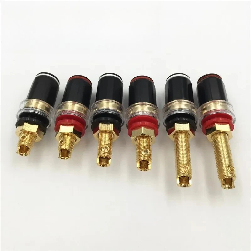 

2 шт., 3 типа, латунный HIFI кристалл, соединительный пост для резьбы, усилитель динамика, 4 мм, разъем типа «банан», клеммы, разъем