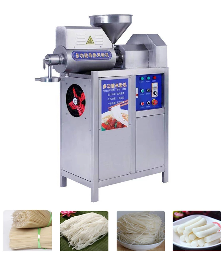 

Multi Function Stainless Steel Cold Rice Noodle Machine Vermicelli Maker Automatic Noddle Extruder Making Machine