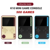 Handheld Game Console 500 Classic Games LCD Portable Retro Video Mini Game Console Rechargeable Great Gift for Kids and Adults