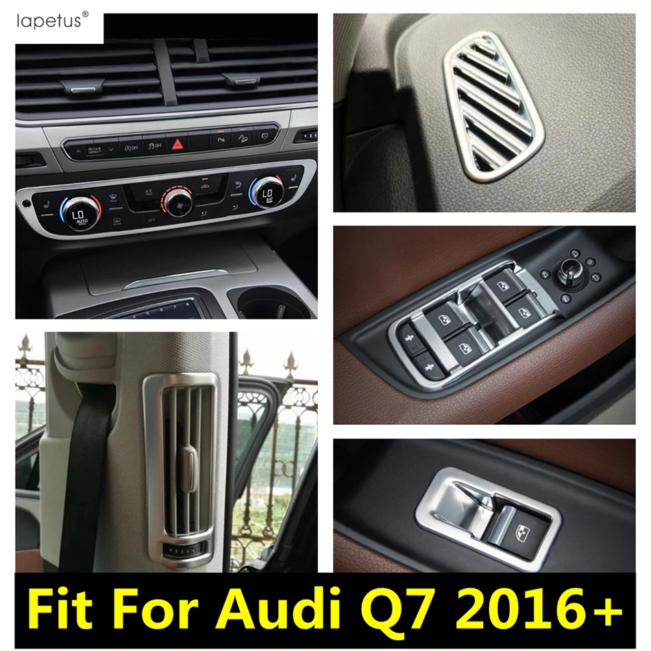 

Central Control Air Conditioning Panel / Window Lift / Pillar B AC Frame Cover Trim Accessories Interior For Audi Q7 2016 - 2020