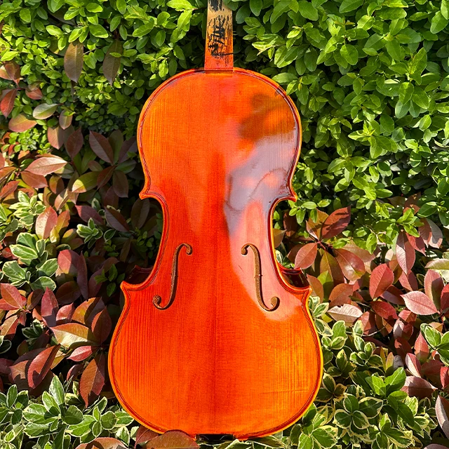 Professional wholesale high quality customized handmade cello solid wooden cello pure flamed cello 1/16-4/4