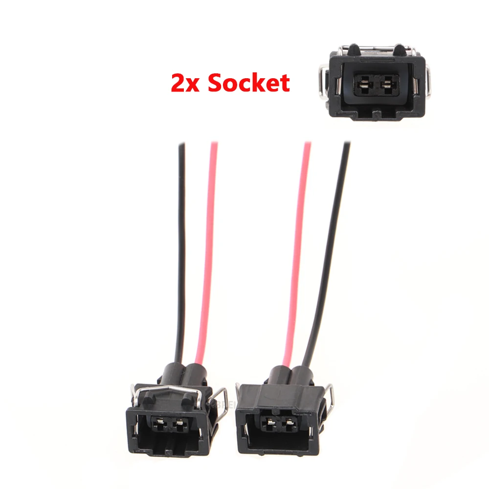 For VW Jetta Golf 3 Mk3 Side Turn Signal Light Socket Plug Wire Harness Connector Accessories 2PC