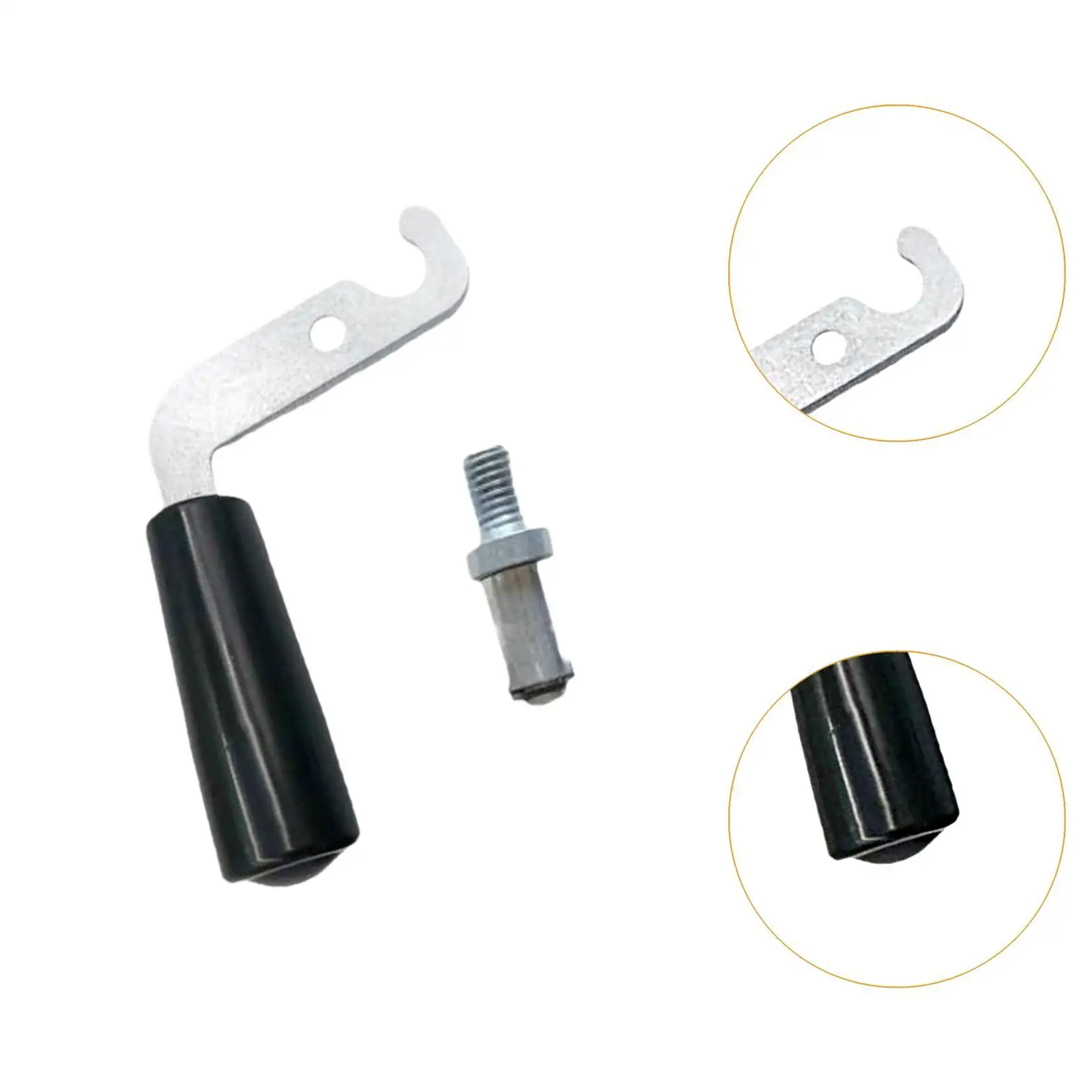 Fireplace Door Handle Metal Handle, Sturdy Household Professional Parts, Stove Door Handle