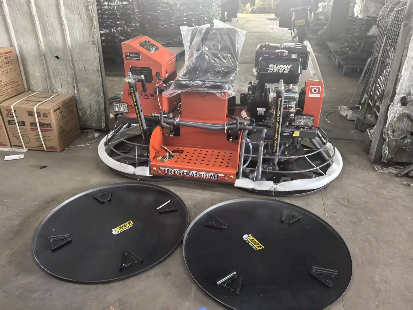 Concrete Laser Ironing Flat Mini Power Trowel Engine Concrete Smoothing Machine Manufacturer Best-selling